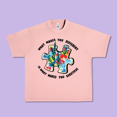 What Makes You Different Is What Makes You Beautif Urban Heavy Tee Designed By Jahusdesignshop