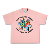 Salmon what makes you different is what makes you beautif Urban Heavy Tee - JahusDesignShop