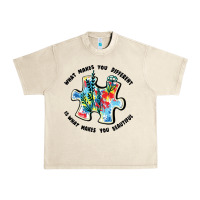 Sandshell what makes you different is what makes you beautif Urban Heavy Tee - JahusDesignShop