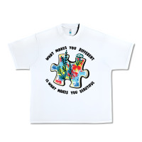 White what makes you different is what makes you beautif Urban Heavy Tee - JahusDesignShop