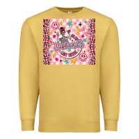 Antique Gold on my husbunds last nerve pink Premium Sweatshirt - MaliasSmallBusiness