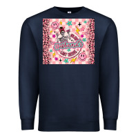 Navy on my husbunds last nerve pink Premium Sweatshirt - MaliasSmallBusiness