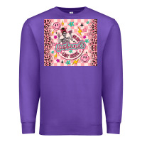 Purple on my husbunds last nerve pink Premium Sweatshirt - MaliasSmallBusiness