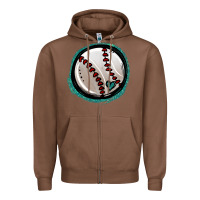 Chestnut glitter baseball Zipper Hoodie - Jasminsmagicworld