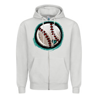 Dove Grey glitter baseball Zipper Hoodie - Jasminsmagicworld