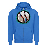 True Royal glitter baseball Zipper Hoodie - Jasminsmagicworld
