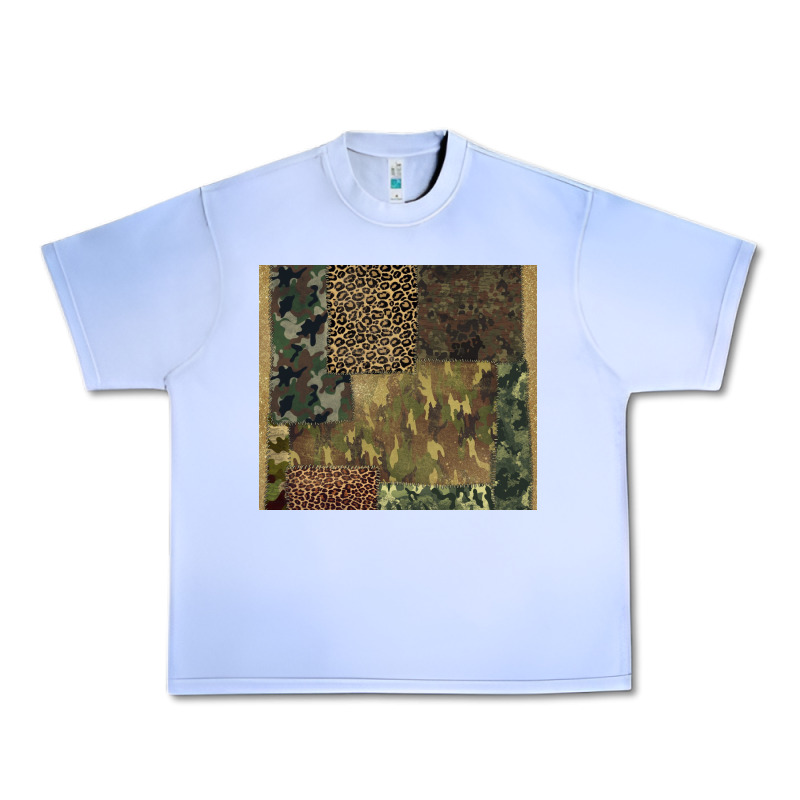 Camouflage Leopard Patches Urban Heavy Tee by BarkalooDesign | Teevron