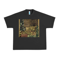 Pigment Black camouflage leopard patches Urban Heavy Tee - BarkalooDesign