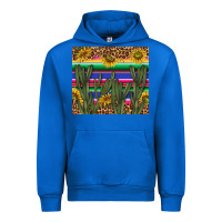 Cobalt western desert with leopard and sunflowers tumbler tbs Urban Hoodie - TumblerDesignByShophia