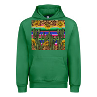 Emerald western desert with leopard and sunflowers tumbler tbs Urban Hoodie - TumblerDesignByShophia