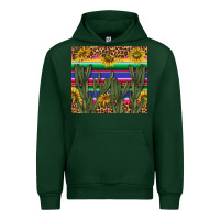 Foreset Green western desert with leopard and sunflowers tumbler tbs Urban Hoodie - TumblerDesignByShophia