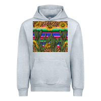 Heather Grey western desert with leopard and sunflowers tumbler tbs Urban Hoodie - TumblerDesignByShophia