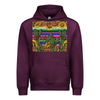 Mauve Wine western desert with leopard and sunflowers tumbler tbs Urban Hoodie - TumblerDesignByShophia