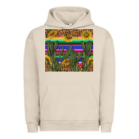 Pigment French Oak western desert with leopard and sunflowers tumbler tbs Urban Hoodie - TumblerDesignByShophia
