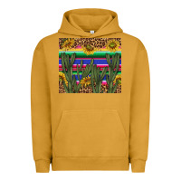 Pigment Peanut Butter western desert with leopard and sunflowers tumbler tbs Urban Hoodie - TumblerDesignByShophia