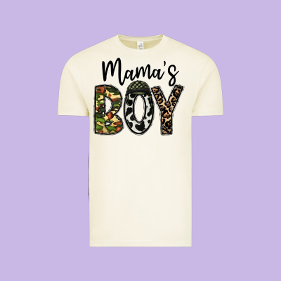 Mama's Boy Vintage Tee Designed By Cowhidedigitalart