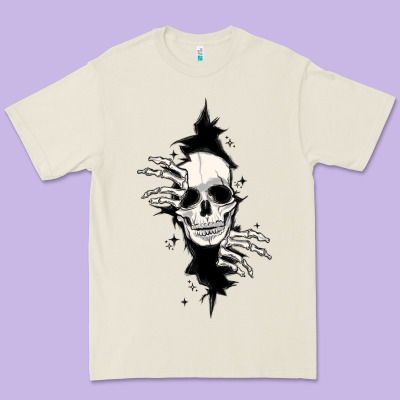 Premium Tee skull in the wall file