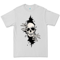 Dove Grey skull in the wall file Premium Tee - MaliasSmallBusiness