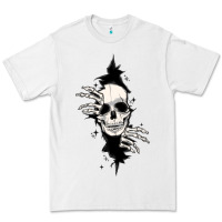 White skull in the wall file Premium Tee - MaliasSmallBusiness