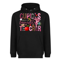 Black cupids favorite teacher Heavyweight Hoodie - NancyCooperArtShop