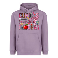 Lavender cupids favorite teacher Heavyweight Hoodie - NancyCooperArtShop