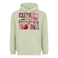 Matcha cupids favorite teacher Heavyweight Hoodie - NancyCooperArtShop