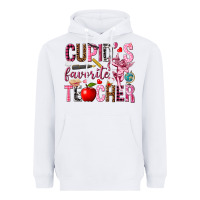 White cupids favorite teacher Heavyweight Hoodie - NancyCooperArtShop