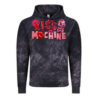 Cloud Black kiss machine Vintage Hoodie - FaDigitalArtStudio