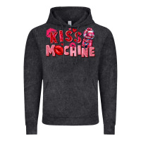 Vintage Black kiss machine Vintage Hoodie - FaDigitalArtStudio