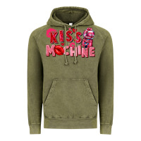 Vintage Olive kiss machine Vintage Hoodie - FaDigitalArtStudio