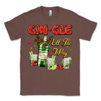 Chestnut gin`gle all the way with bottle and cocktails Classic Tee - AdoDesignShop