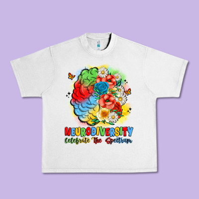 Neurodiversity Celebrate The Spectrum Urban Heavy Tee Designed By Jahusdesignshop