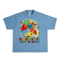 Pebble Blue neurodiversity celebrate the spectrum Urban Heavy Tee - JahusDesignShop