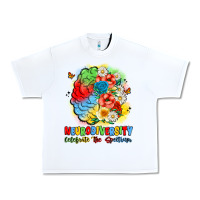 White neurodiversity celebrate the spectrum Urban Heavy Tee - JahusDesignShop