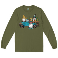 Army Green western gnomes truck sunflowers cactus gemstone leopard glitter serape Long Sleeve Tee - Artiststas