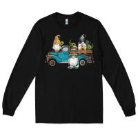 Black western gnomes truck sunflowers cactus gemstone leopard glitter serape Long Sleeve Tee - Artiststas