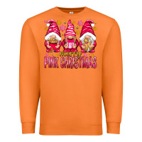 Carrot Merry pink Christmas gnomes Premium Sweatshirt - NancyCooperArtShop