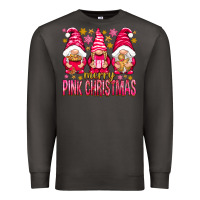 Smoke Merry pink Christmas gnomes Premium Sweatshirt - NancyCooperArtShop
