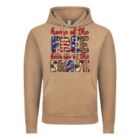 Vintage Coffee Home of the free because of the brave Vintage Hoodie - Neo Western
