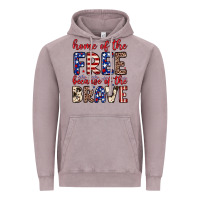 Vintage Zinc Home of the free because of the brave Vintage Hoodie - Neo Western