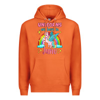 Carrot unicorns are born in june Premium Hoodie - Jasminsmagicworld