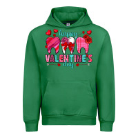 Emerald Happy Valentine's Day with teeth Valentine's Day Urban Hoodie - HowdyJamesFarm