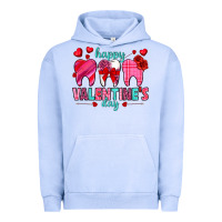 Pigment Grape Ice Happy Valentine's Day with teeth Valentine's Day Urban Hoodie - HowdyJamesFarm