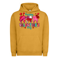 Pigment Peanut Butter Happy Valentine's Day with teeth Valentine's Day Urban Hoodie - HowdyJamesFarm