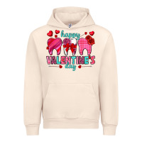 Sandshell Happy Valentine's Day with teeth Valentine's Day Urban Hoodie - HowdyJamesFarm
