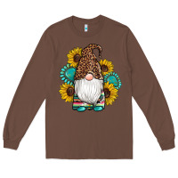 Chestnut western gnomes sunflowers gemstones leopard serape cowhide glitter Long Sleeve Tee - Artiststas