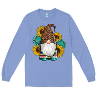 Colony Blue western gnomes sunflowers gemstones leopard serape cowhide glitter Long Sleeve Tee - Artiststas