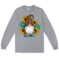 Heather Grey western gnomes sunflowers gemstones leopard serape cowhide glitter Long Sleeve Tee - Artiststas