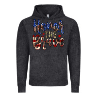 Vintage Black Honor the brave Vintage Hoodie - Neo Western