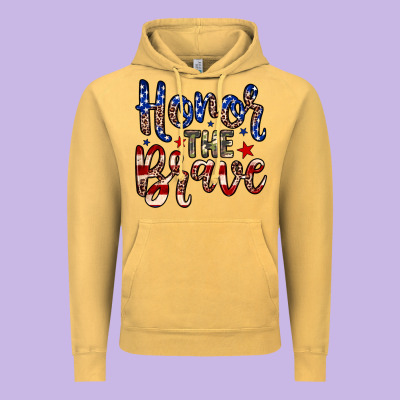 Honor The Brave Vintage Hoodie Designed By Neo Western